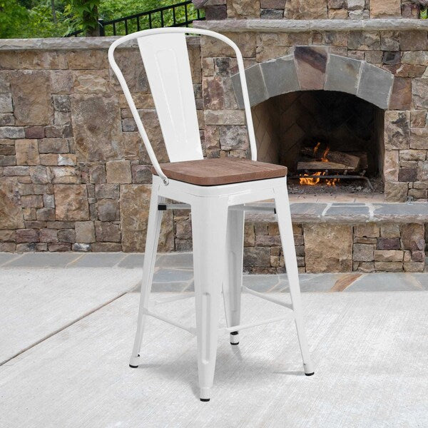 Metal Counter Stool, 24