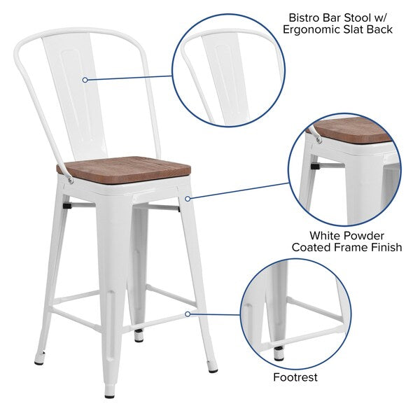 Metal Counter Stool, 24