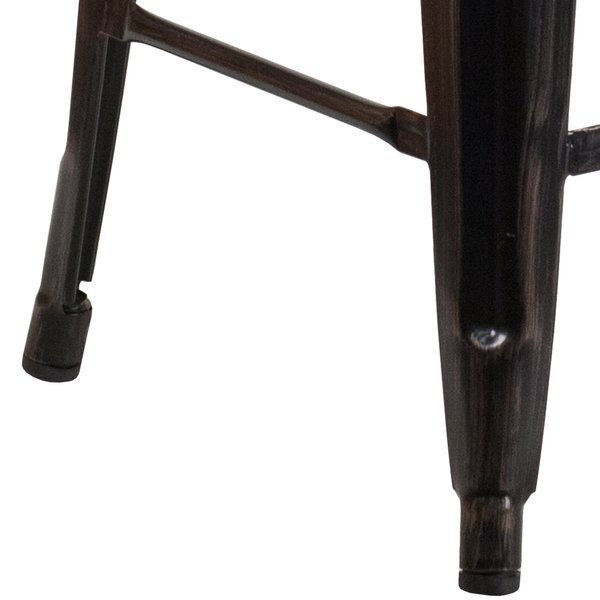 Antique Metal Stool, 24