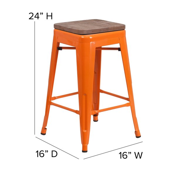 Metal Counter Stool, 24