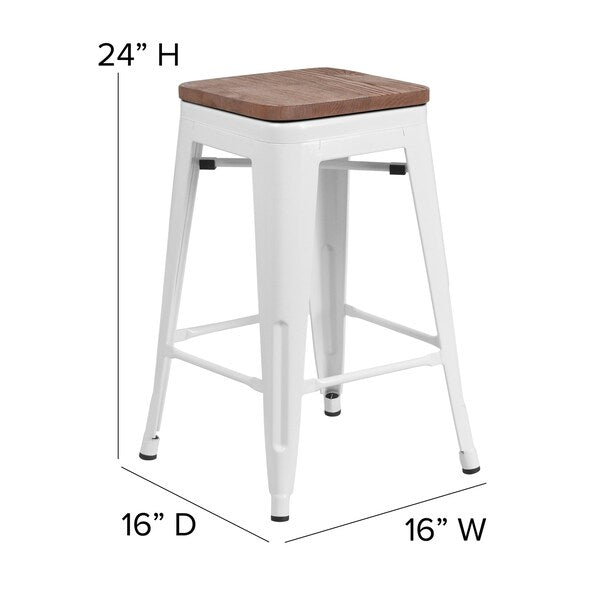 Metal Counter Stool, 24