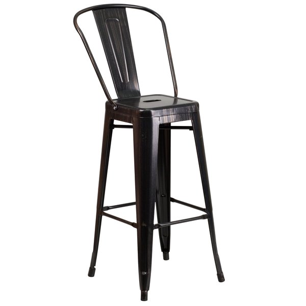 Antique Metal Bar Set, 23.75SQ
