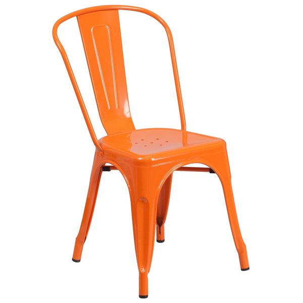 Round Orange Metal Set, 30RD, 30
