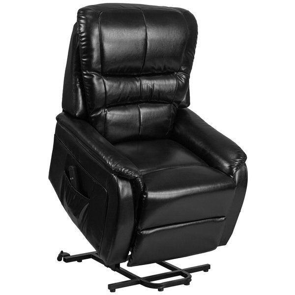 Lift Recliner, Remote Powered, Blk Leather
