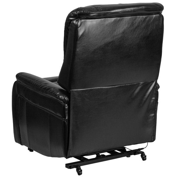 Lift Recliner, Remote Powered, Blk Leather