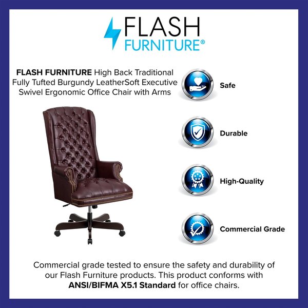 Leather Executive Chair, 20