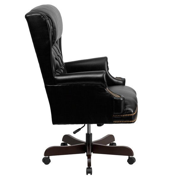 Leather Executive Chair, 18-1/2