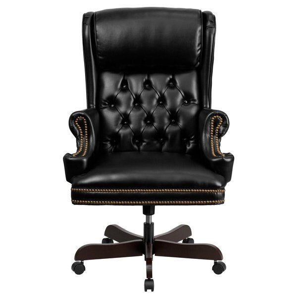 Leather Executive Chair, 18-1/2