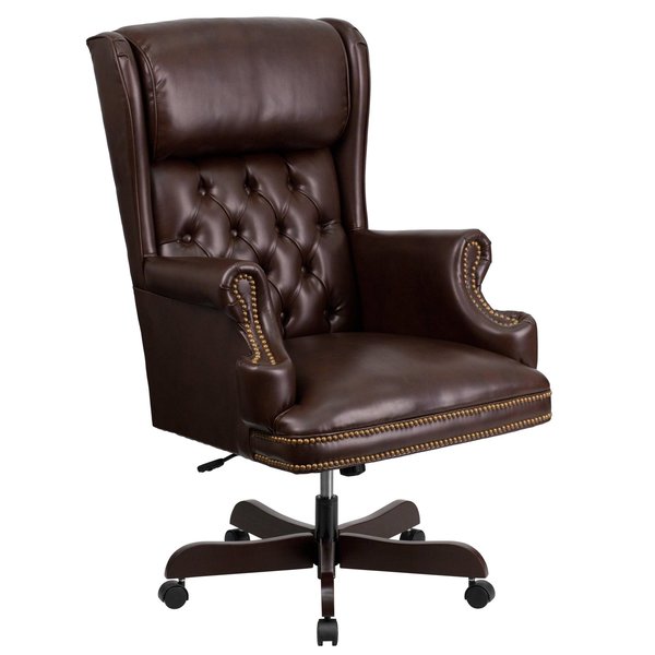 Executive Chair, Leather, 18-1/2