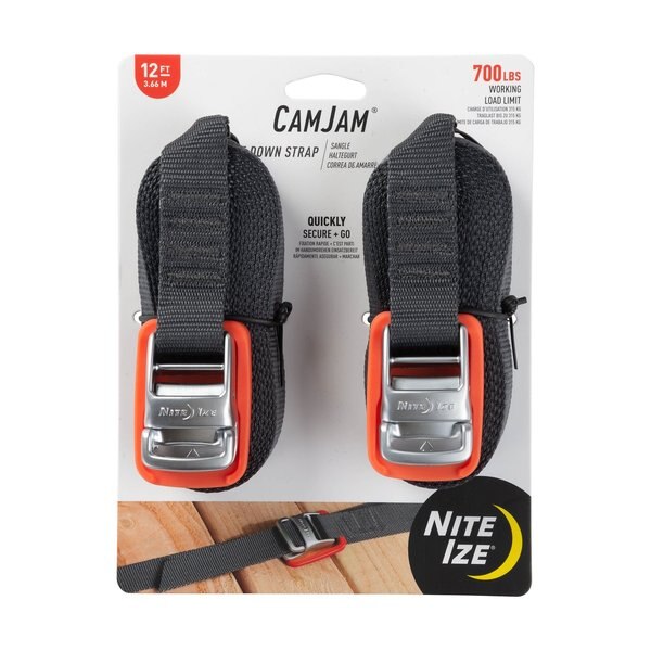 Tie Down Strap, 12 ft, 2 Pack