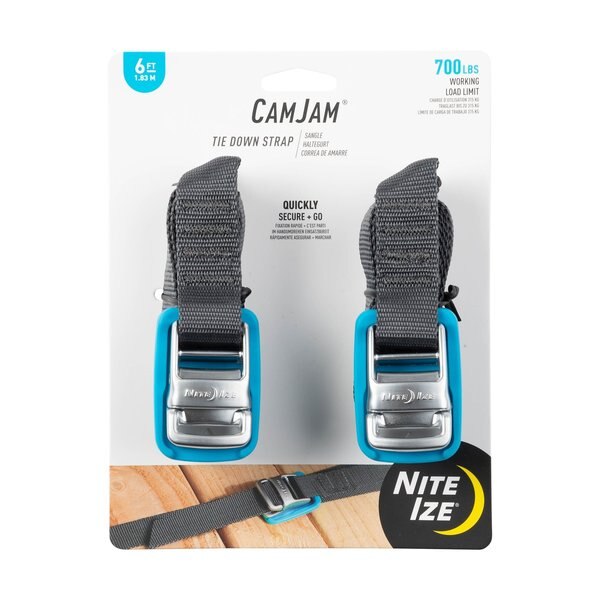 Tie Down Strap, 2 Pack, 6 ft