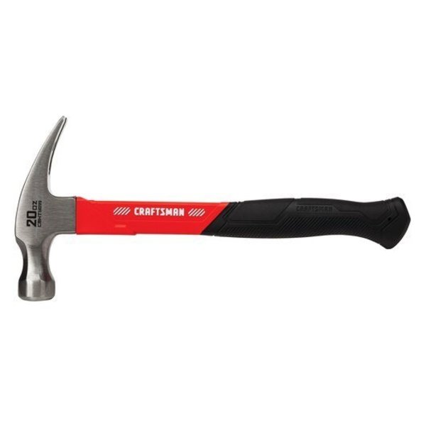 Smoothed Face Steel Claw Hammer, 20oz
