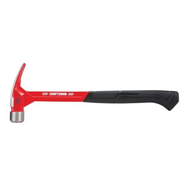 Milled Face Steel Framing Hammer, 22oz