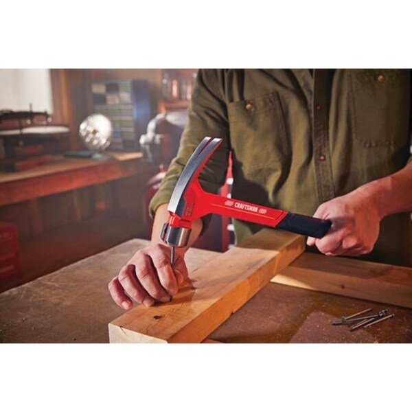 Milled Face Steel Framing Hammer, 22oz