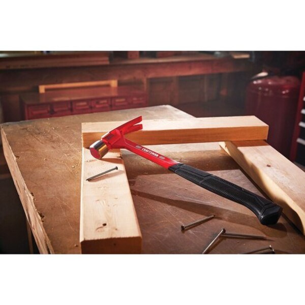 Milled Face Steel Framing Hammer, 22oz