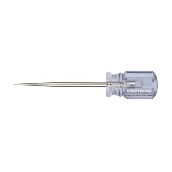 Scratch Awl, Straight Tip, 3 1/2