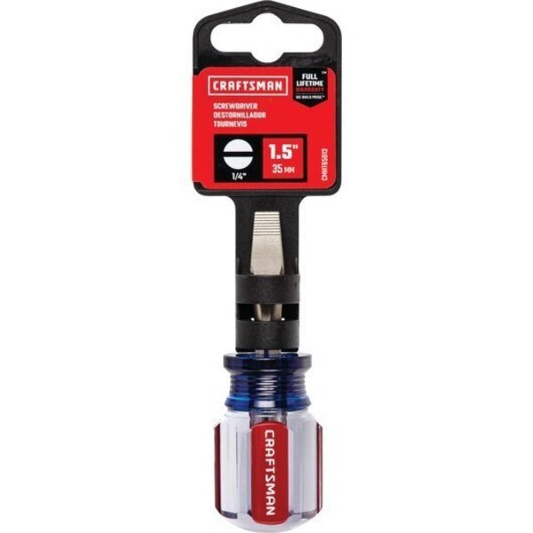 Slotted Screwdriver, 1/4