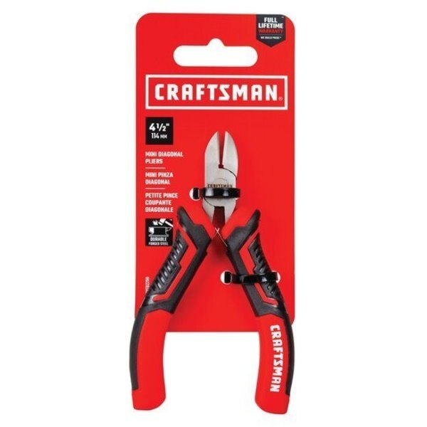 Mini Diagonal Pliers, 4-1/2