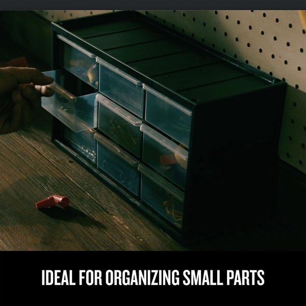 Plastic Large Drawer Bin System, 14.24 in W, 8.307 H