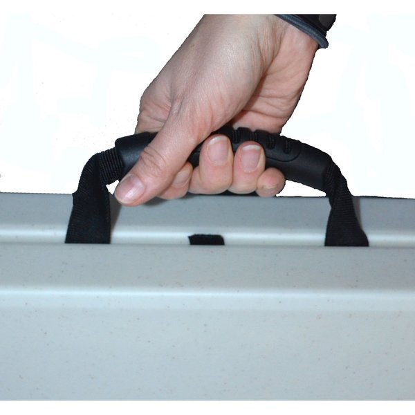 Rectangle Economy Blow Molded Folds in Half Folding Utility Table, 30