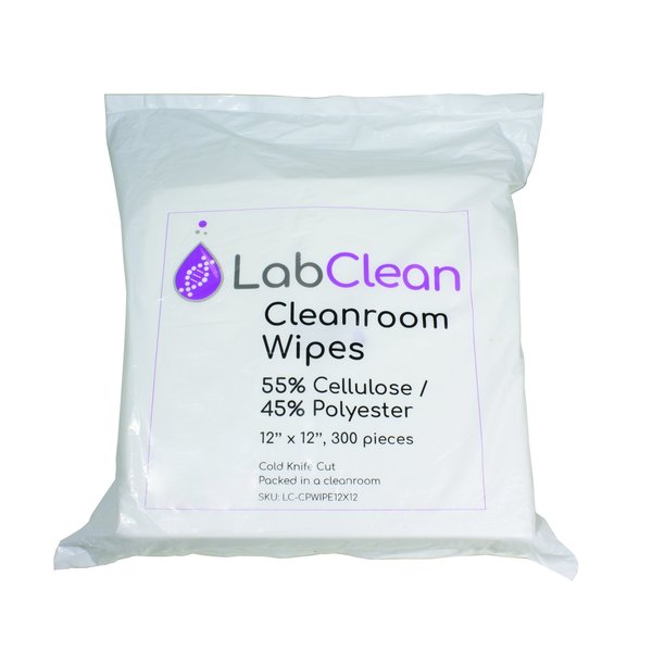 Cleanroom Wipes, 100 percent pol, PK10