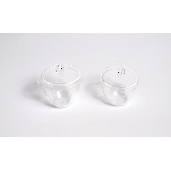 Crucibles, Glass, 15Ml (Lid Only)