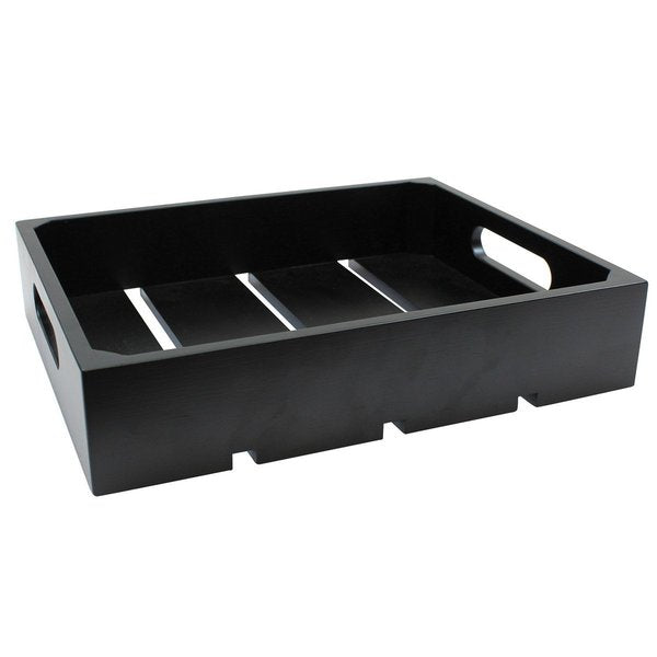 Gastro Serving/Display Crate, Black, 1:2