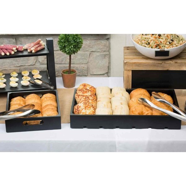 Gastro Serving/Display Crate, Black, 1:2