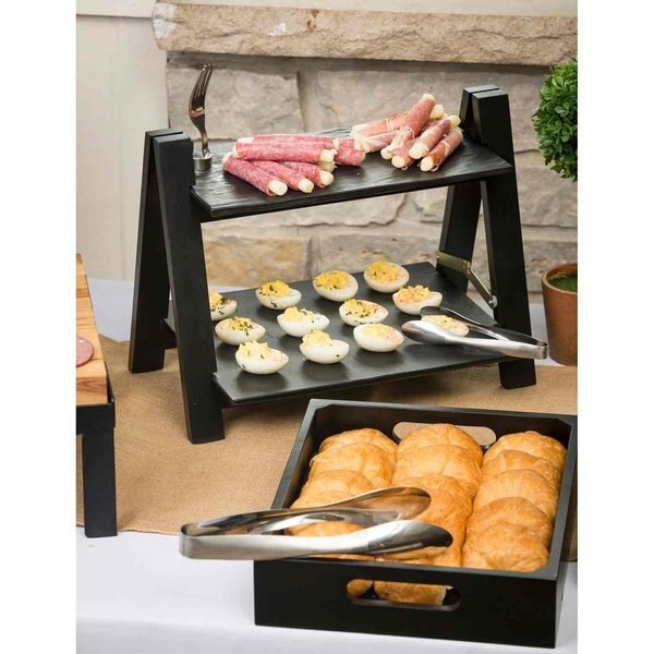 Gastro Serving/Display Crate, Black, 1:2