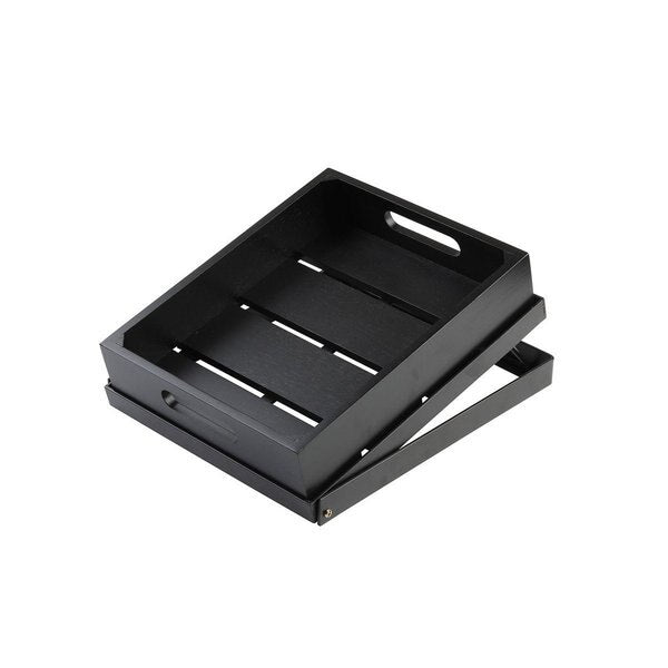 Gastro Serving/Display Crate, Black, 1:2