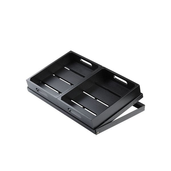 Gastro Serving/Display Crate, Black, 1:2