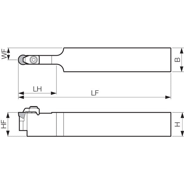 Turning Tool Holder, Steel