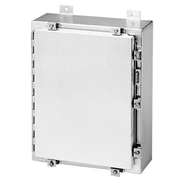 Continuous Hinge with Clamps, Type 4X, 20.00x16.00x10.00, Aluminum