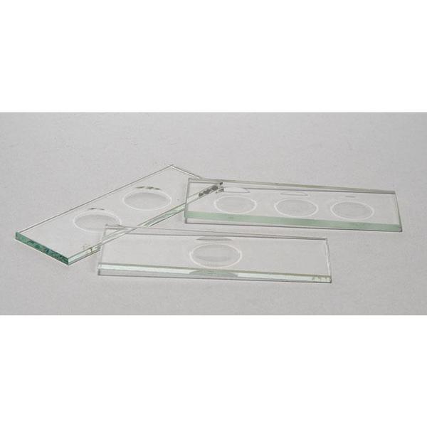 Concavity Slides, Glass, Thick, 2 Concav