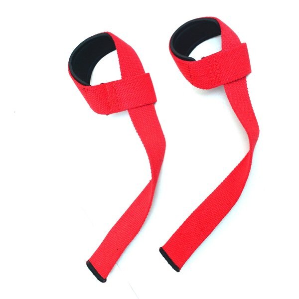 Weight Lifting Strap Red