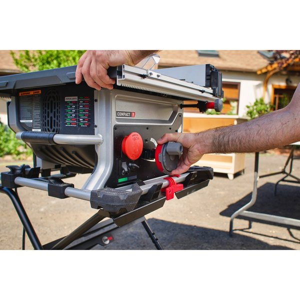 Compact Table Saw 10 in Blade Dia., 24 1/2 in