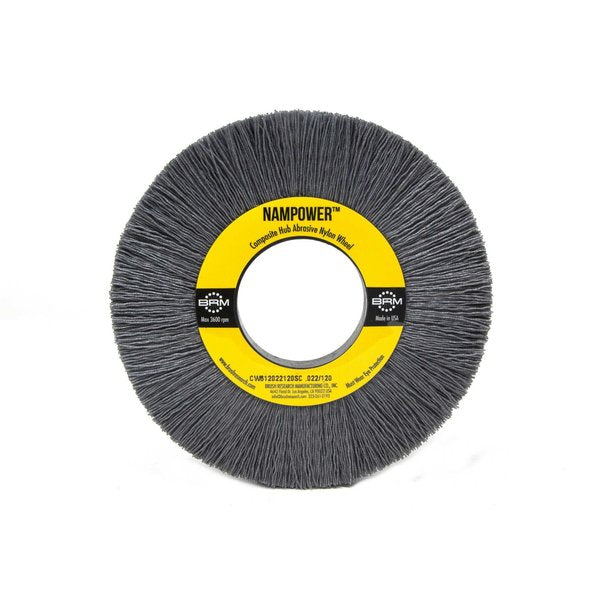 CW612040120SC NAMPOWER Abrasive Wheel Brush, 6
