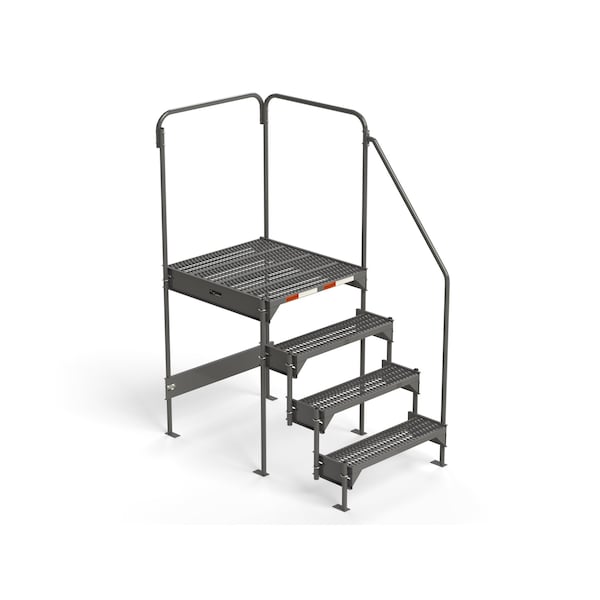 Custom Work Platform, 4 Steps, Modular, 35