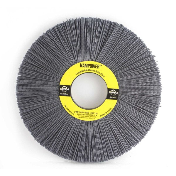 CW812040120SC NAMPOWER Abrasive Wheel Brush, 8