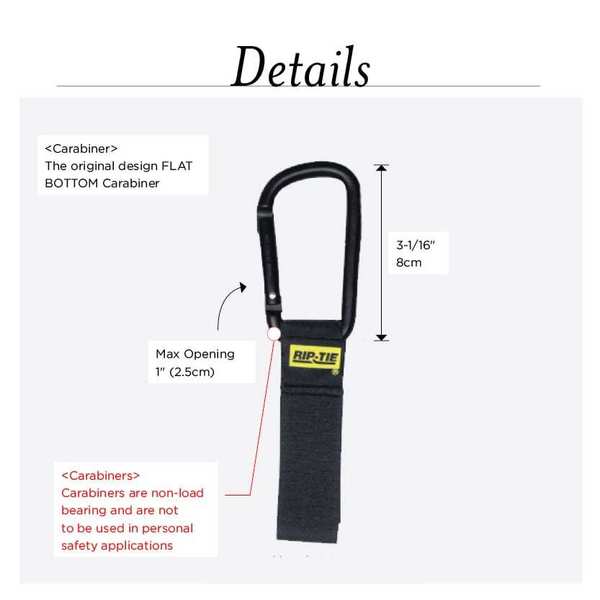 Strap, Durable Woven, White, PK10, 1x6