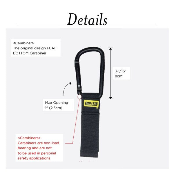 Back-to-Back Strap, No Adhesive, 6 in, 1 in Wd, Yellow, 5 PK