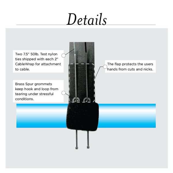 Original Rip-Tie CableWrap 50-Pack, PK 50
