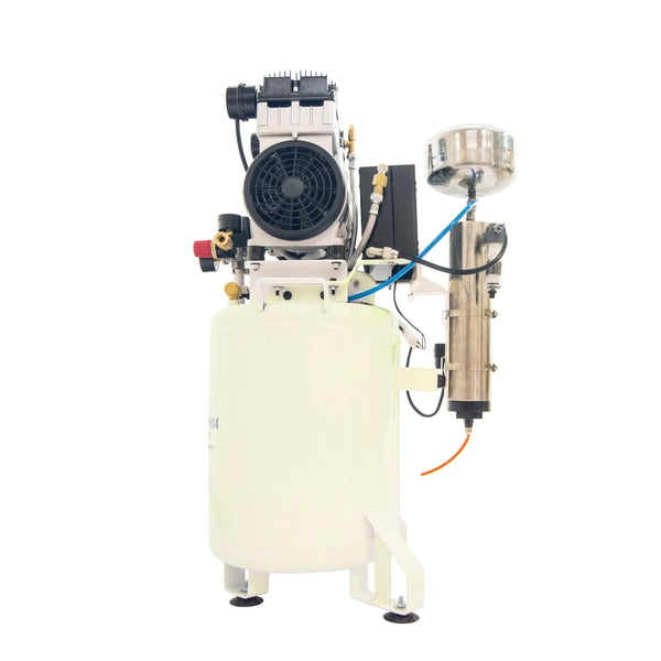 Ultra Quiet Oil-Free Air Compressor 10 gal 2-HP w/Air Dry