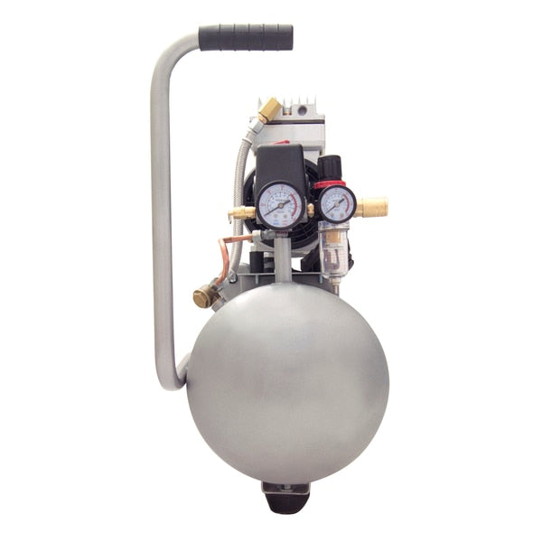 Ultra Quiet Oil-Free Industrial Air Compressor 6-gal 1-HP