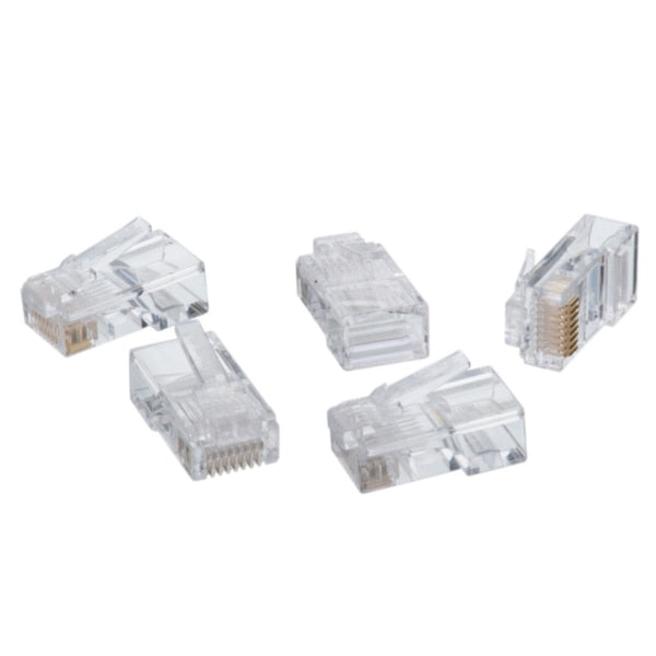 Cat5E F-T Rj45 Mod Plug, PK100