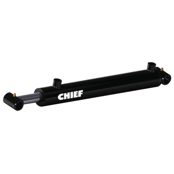 LD Loader Welded Hydraulic Cylinder: 2.5 Bore x 23.5 Stroke - 1.5 Rod