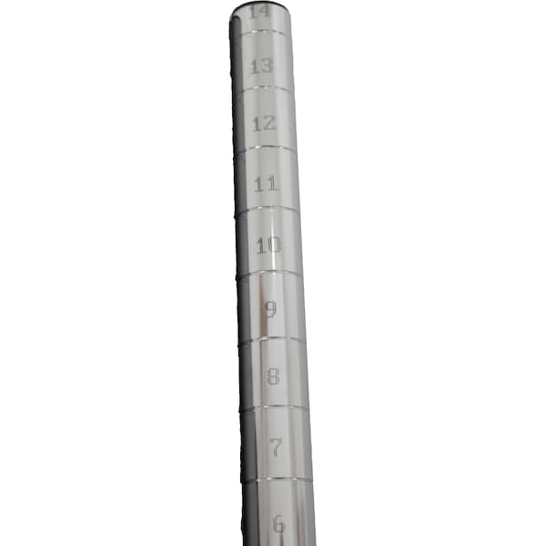 Shelving Post, Chrome, 27