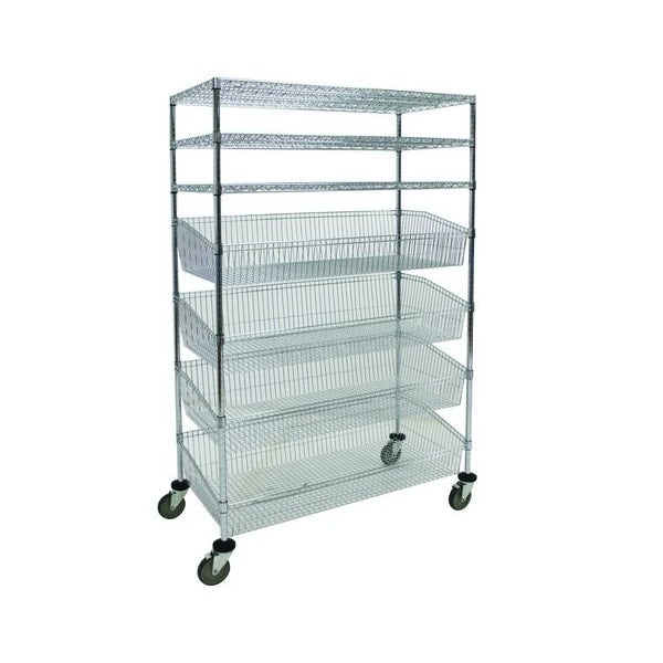 Combo Unit, 4 Basket, 3 Shelf, 18x36x80