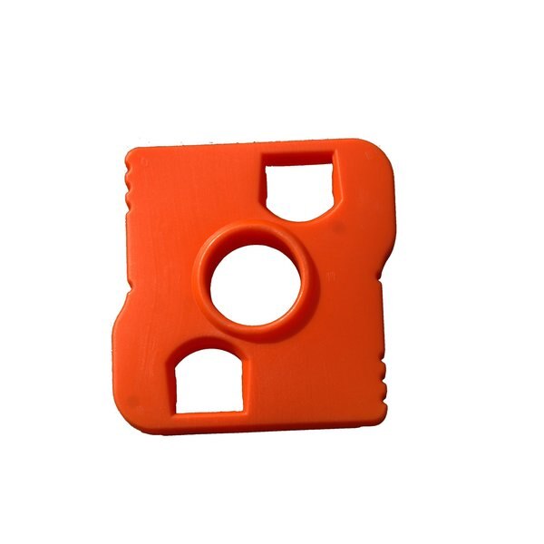 Multi-Gate Barricade with Connector Unit, High-Density Polyethylene (HDPE), Fluorescent Orange