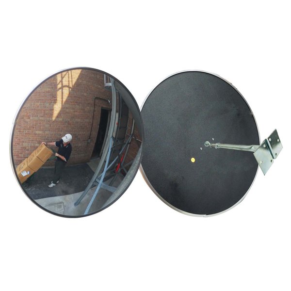 Outdoor Convex Mirror w/2 T Bkts, 48